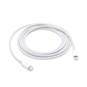 White USB-C to Lightning Cable